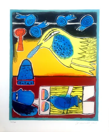 Lithograph Corneille - Album 12 mois de l'année 