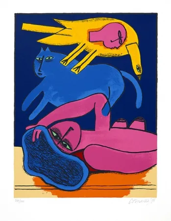 Screenprint Corneille - Aurore