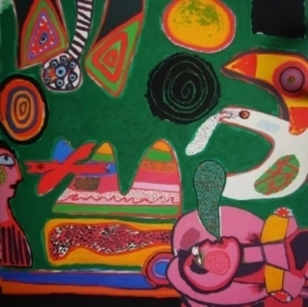 Lithograph Corneille - Bain de Soleil