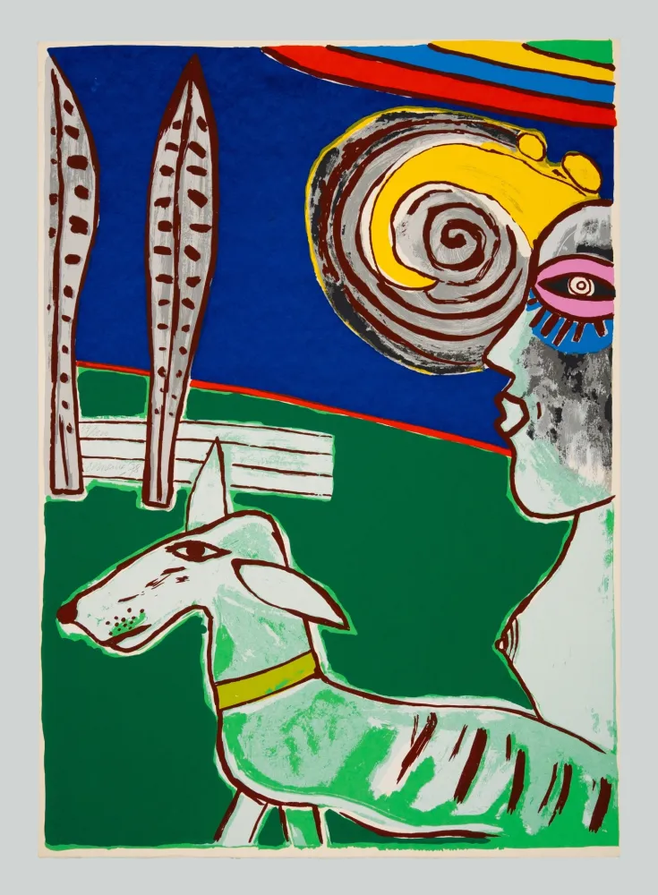 Screenprint Corneille - Composizione