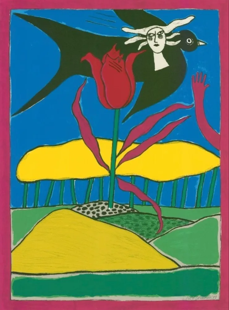 Lithograph Corneille - Däumelinchen