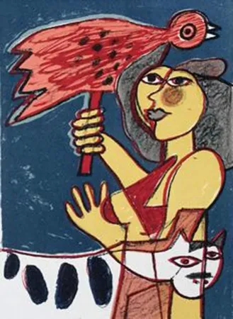 Lithograph Corneille - Enchatement des jours 4