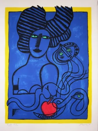 Lithograph Corneille - Fruit défendu