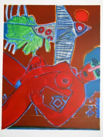 Screenprint Corneille - Image d'un été