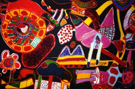 Lithograph Corneille - Jardin des délices