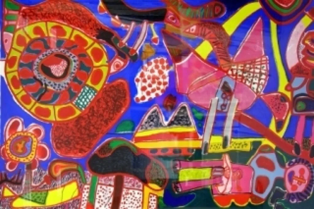 Lithograph Corneille - Jardin des delices