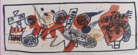 Lithograph Corneille - Journee feerique