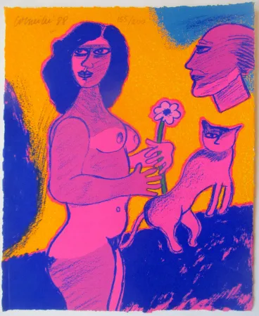 Screenprint Corneille - La Sensualité du Sensible II