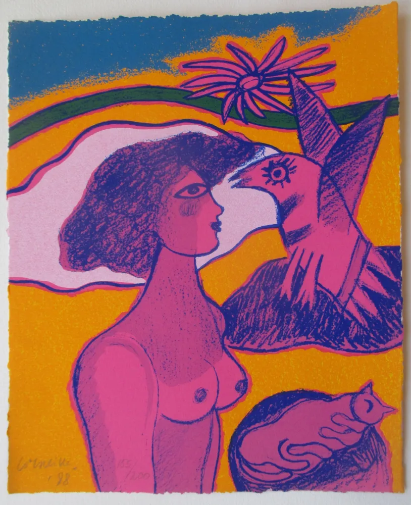 Screenprint Corneille - La Sensualité du sensible IV