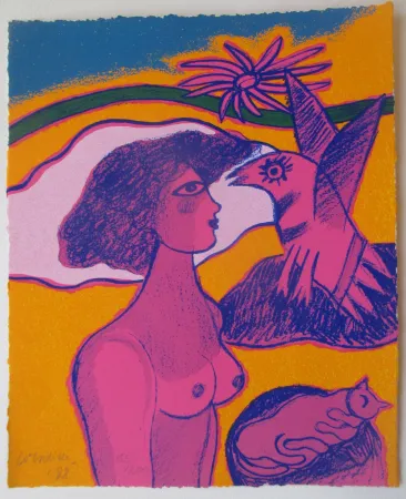 Screenprint Corneille - La Sensualité du sensible IV
