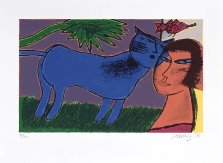 Screenprint Corneille - L'amour au jour le jour 3