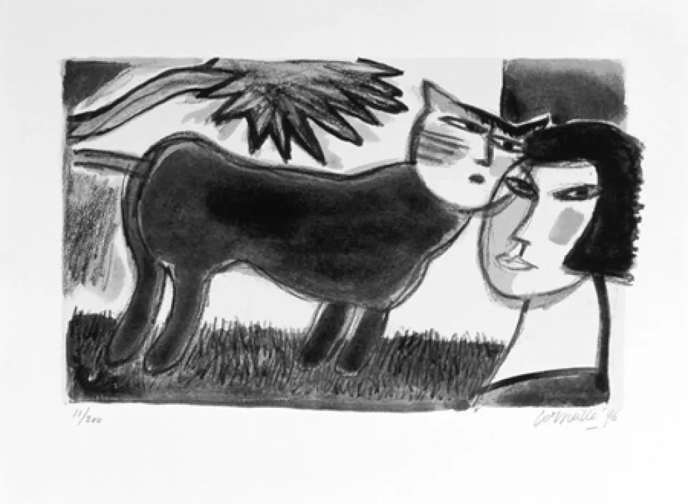 Screenprint Corneille - L'amour au jour le jour 4