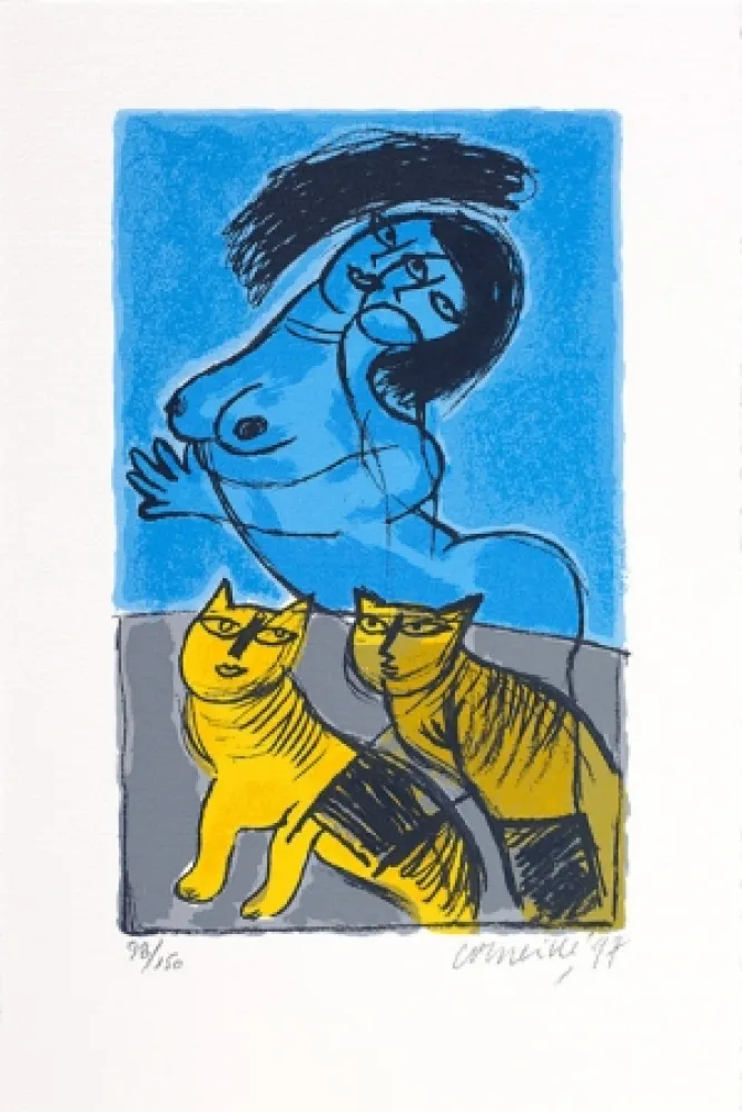 Screenprint Corneille - L'amour au jour le jour II