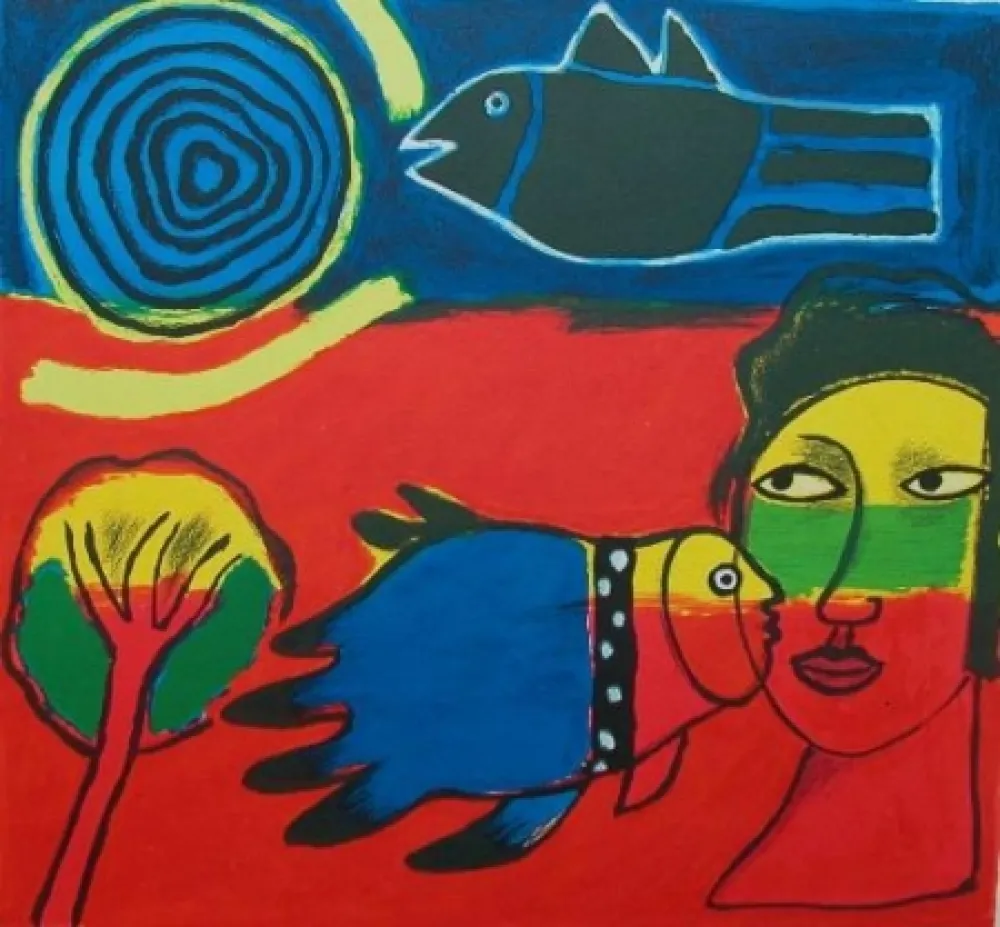 Lithograph Corneille - Les Premices du Printemps