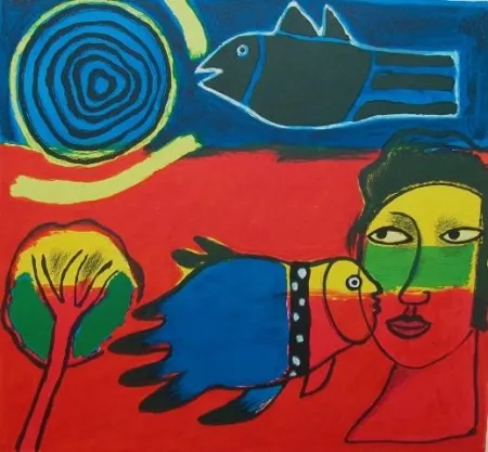 Lithograph Corneille - Les Premices du Printemps