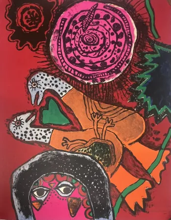 Lithograph Corneille - Lithographie ancienne L'Orientale, 1973