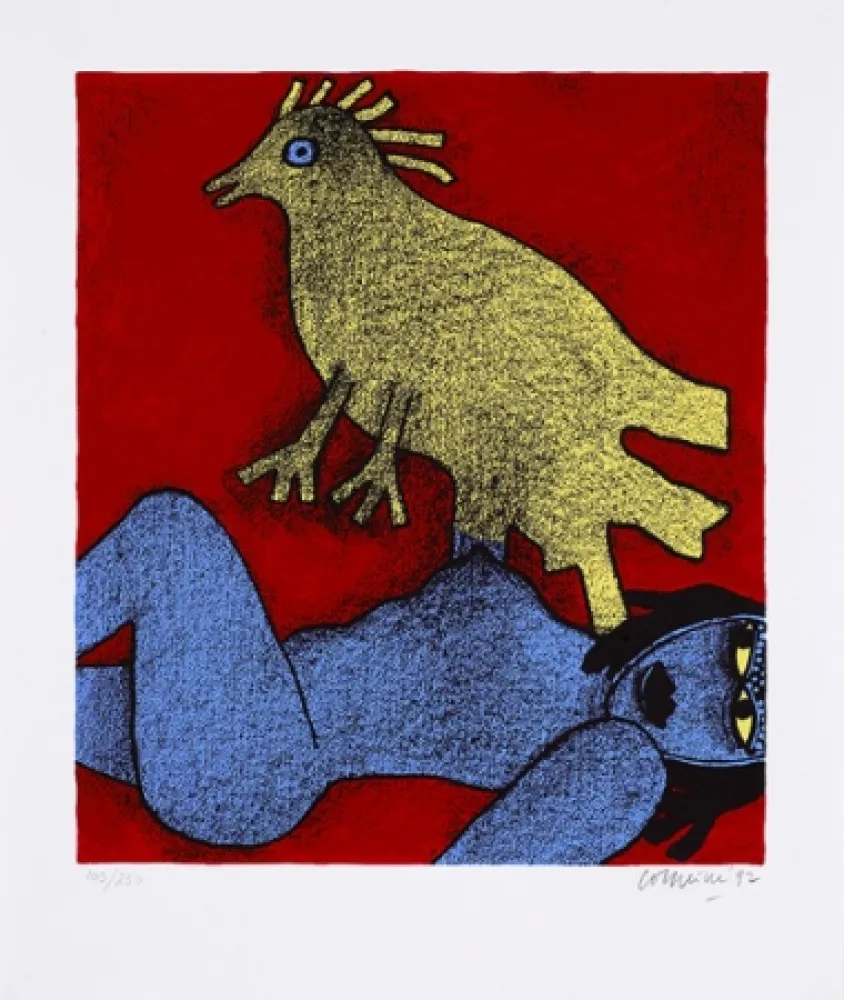 Screenprint Corneille - Magik africaine