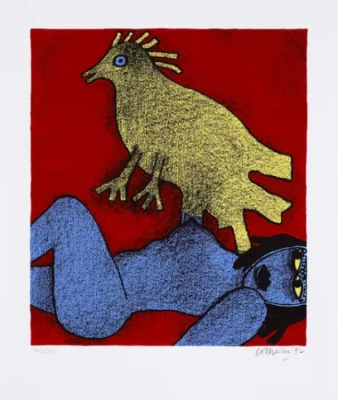 Screenprint Corneille - Magik africaine