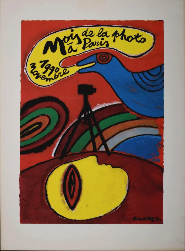 Screenprint Corneille - Mois de la photo, 1990