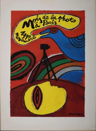 Screenprint Corneille - Mois de la photo, 1990
