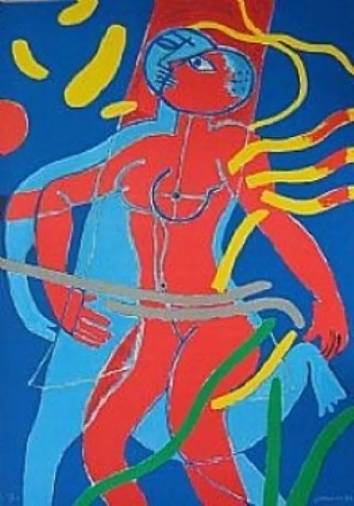 Lithograph Corneille - Olympique 92