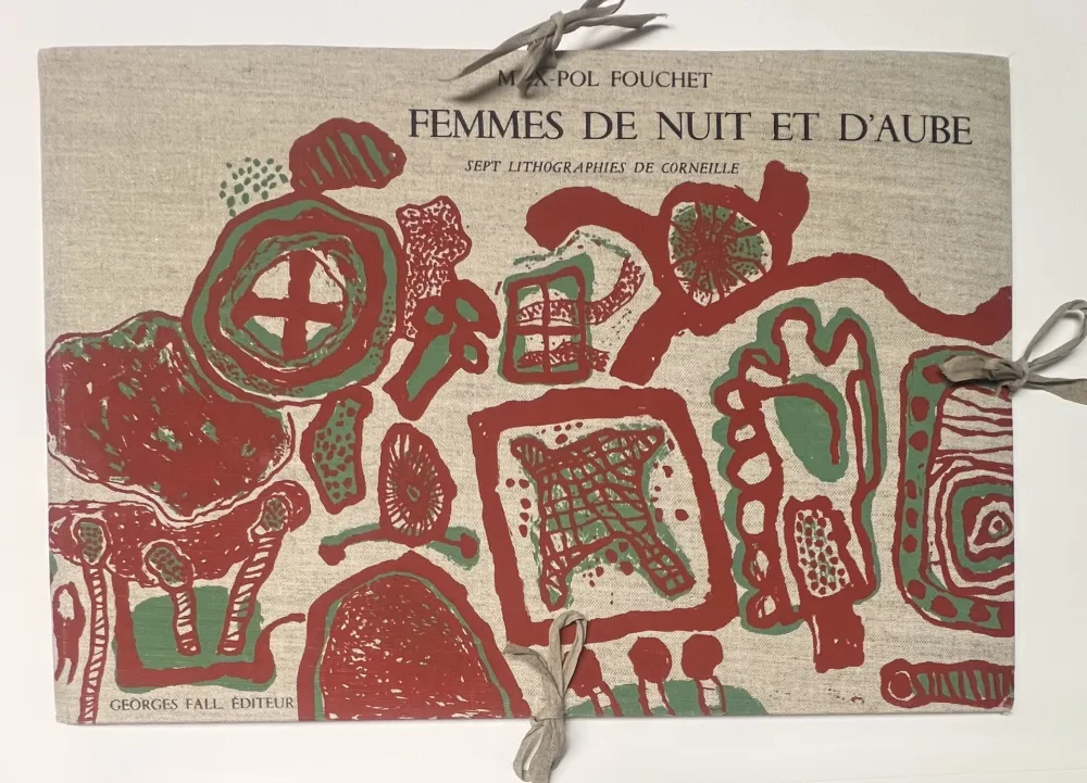 Lithograph Corneille -  Portfolio COMPLET Femme de nuit et d'aube, 1967, sur un poème de Max-Pol Fouchet. Georges Fall éditions, 7 lithos 100ex.