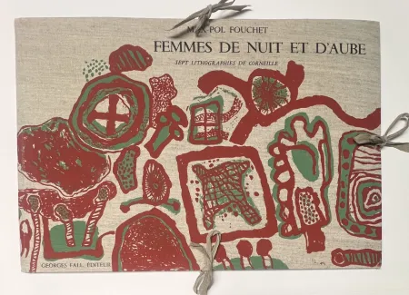 Lithograph Corneille -  Portfolio COMPLET Femme de nuit et d'aube, 1967, sur un poème de Max-Pol Fouchet. Georges Fall éditions, 7 lithos 100ex.