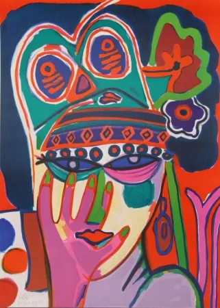 Lithograph Corneille - Portrait I