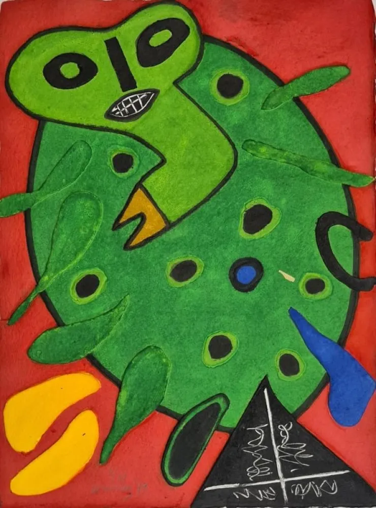 Etching Corneille - Sans titre