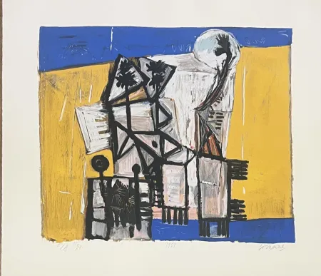 Screenprint Corneille - Sérigraphie Cobra, 1951. Exemplaire E/A