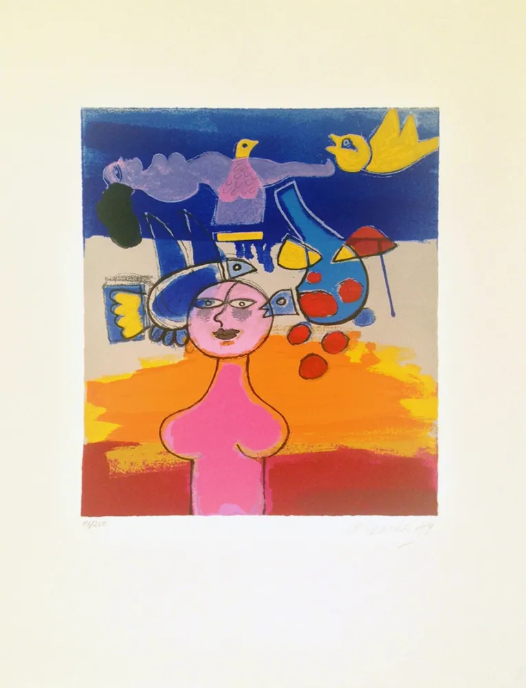 Lithograph Corneille - Six rêves peints