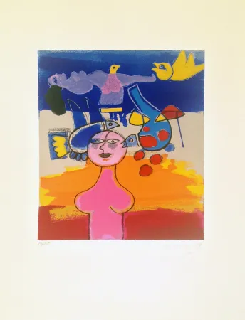 Lithograph Corneille - Six rêves peints