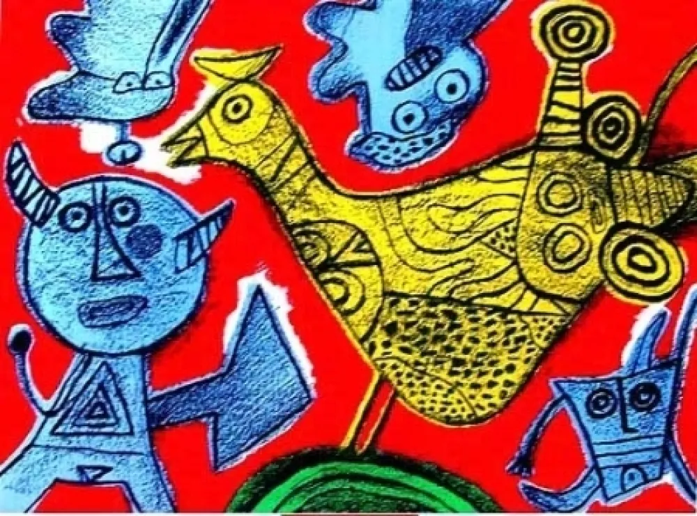 Lithograph Corneille - Songe du diable