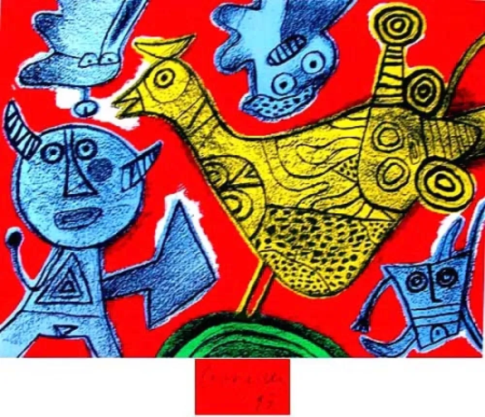 Lithograph Corneille - Songes du diable