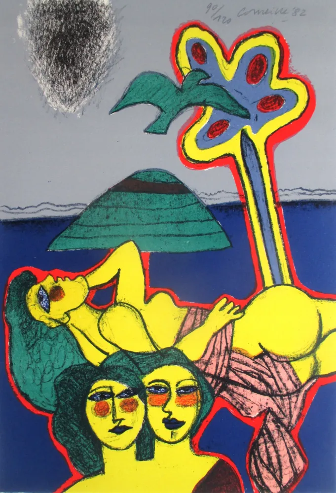 Lithograph Corneille - Tropiques