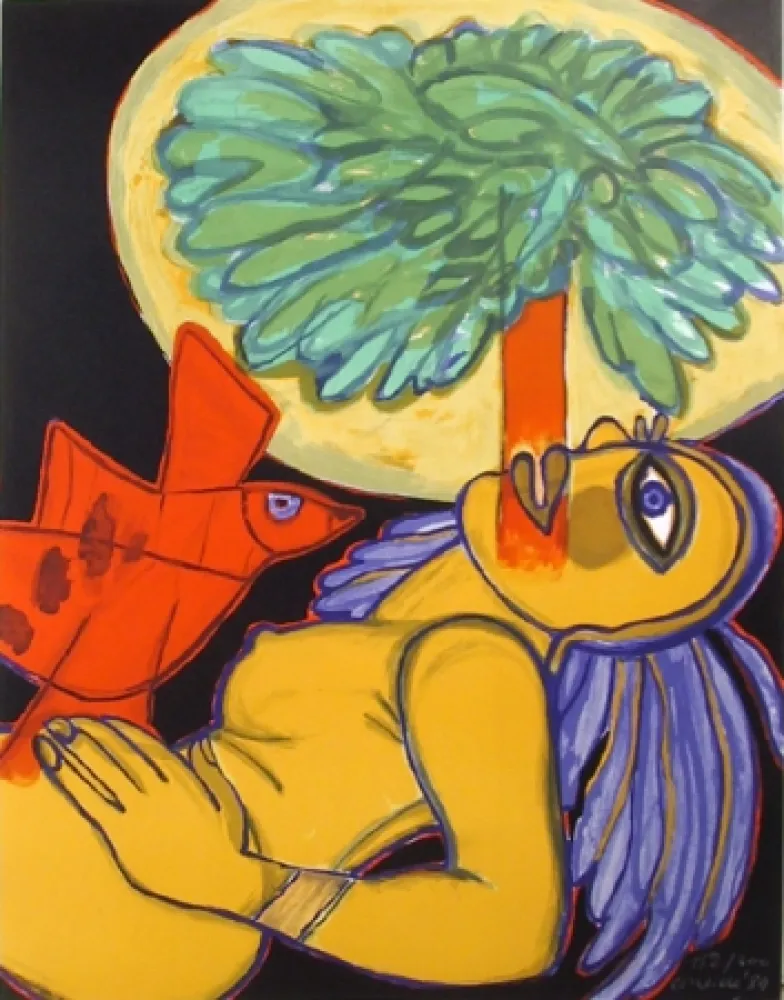 Lithograph Corneille - Untitled 6