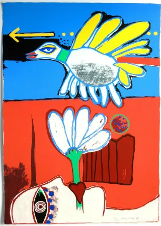 Screenprint Corneille - Untitled