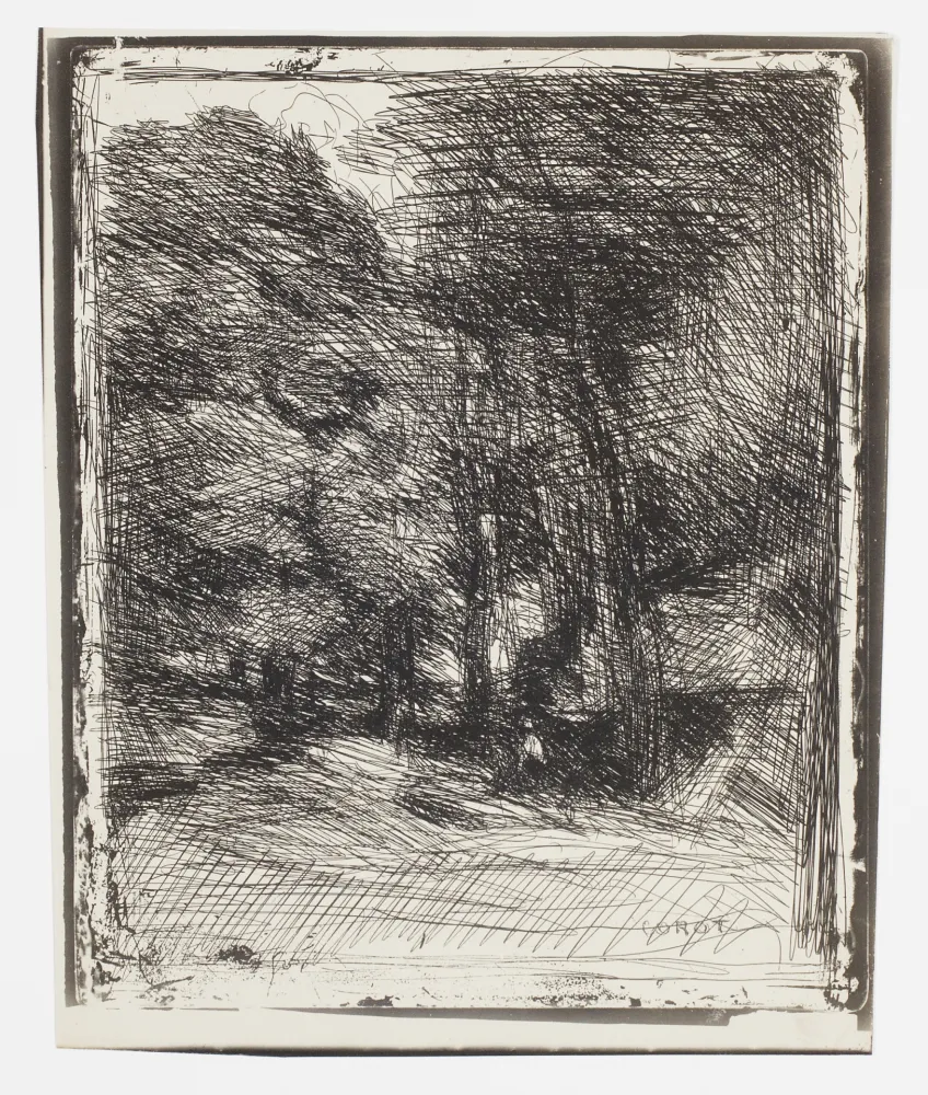 No Technical Corot - Souvenir du Bas-Bréau (Souvenir of Bas-Bréau)