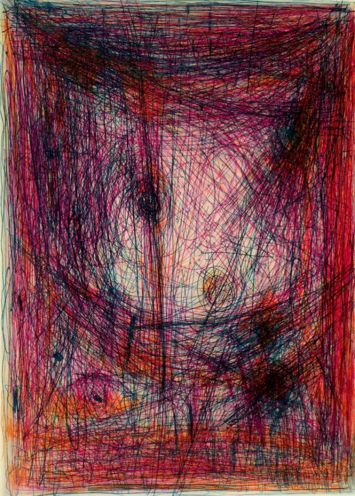 Engraving Corpora - Arbres et l'Isar à Lenggries 1