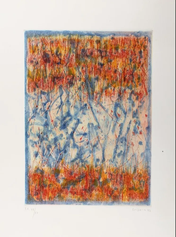 Etching And Aquatint Corpora - Omaggio a Mafai