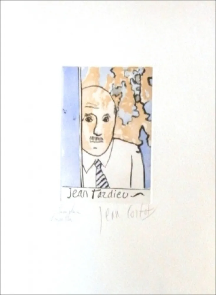 Engraving Cortot - Jean Tardieu