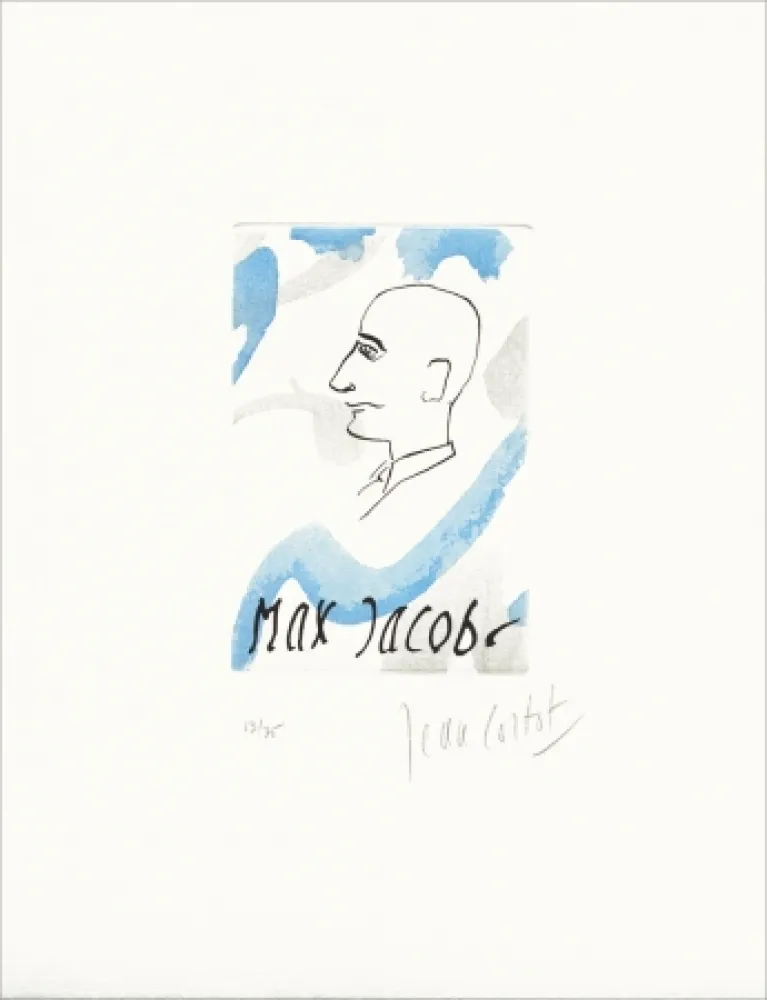 Engraving Cortot - Max Jacob