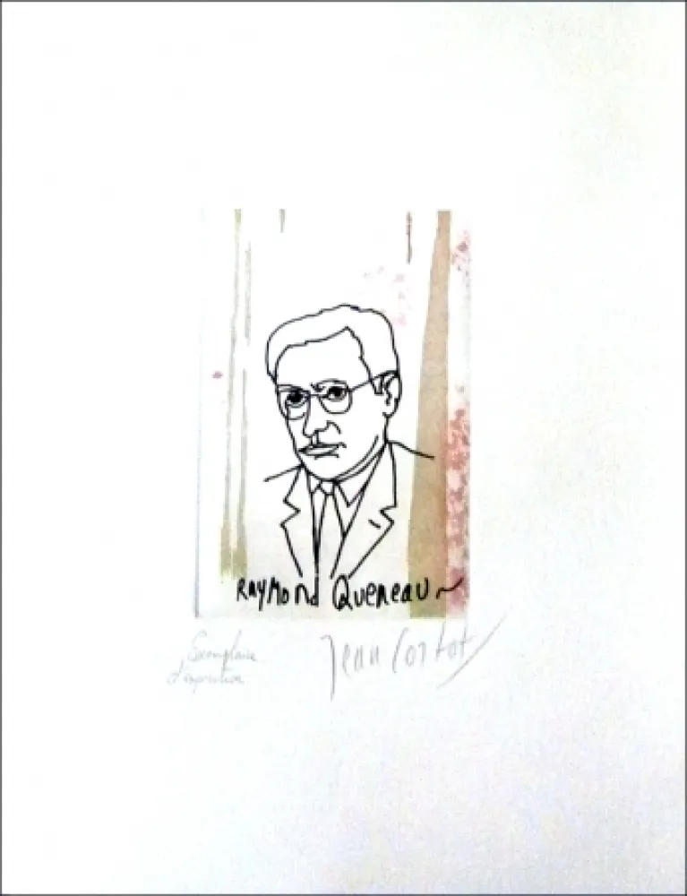 Engraving Cortot - Raymond Queneau