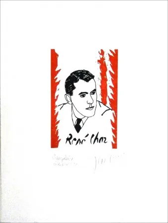 Engraving Cortot - René Char