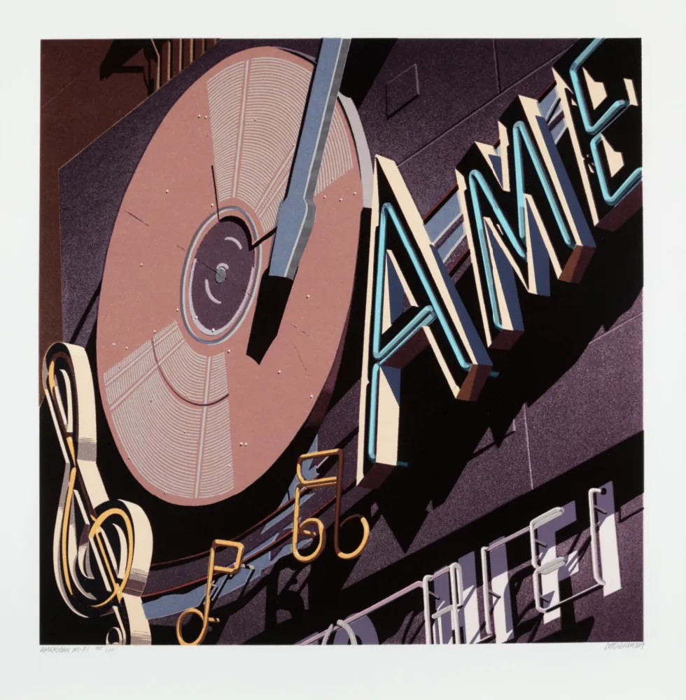 Screenprint Cottingham - American Hi-Fi