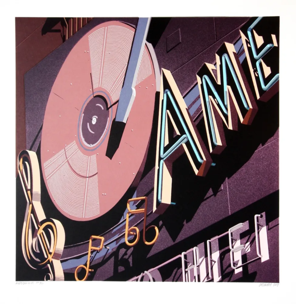 Screenprint Cottingham - American Hi Fi