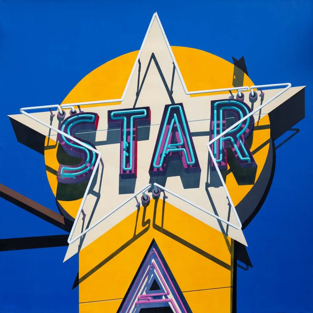 Screenprint Cottingham - Star (Hollywood)