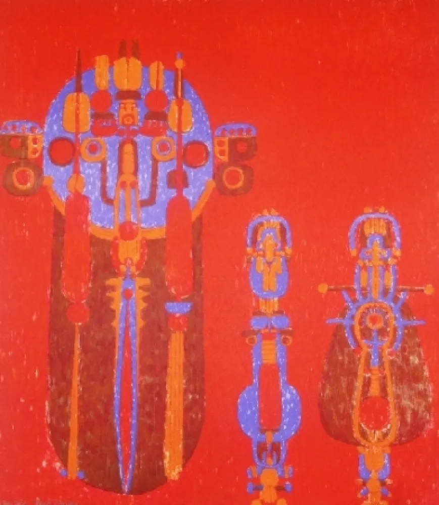 Lithograph Courtin - Conjonction des sexes