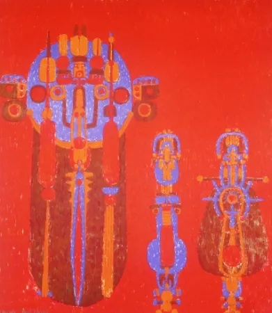 Lithograph Courtin - Conjonction des sexes