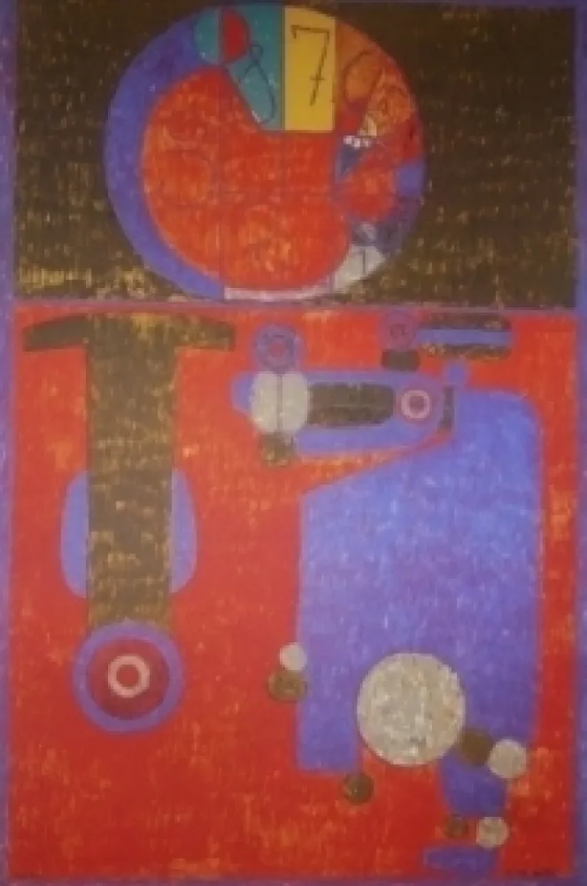 Lithograph Courtin - Imbecile heureux